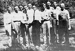 1936 - Preachers At Camp Meeting - Bennet Spring MO